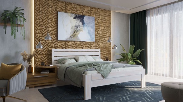 Masivni krevet Tapa, 80x200 cm, Bukva, BO 102, Bez modifikacije 1 Masivni drveni krevet od bukve ili hrasta