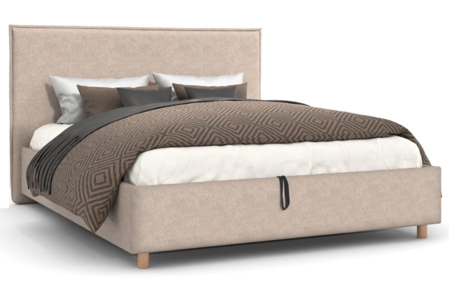 Dizajnerski krevet Valentino 2.0, FL, natural, Vulcano 8501, 160x200 cm 1