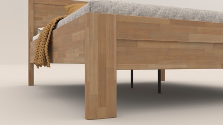 Masivni krevet Arlon, 80x200 cm, Bukva, BO 101, Bez modifikacije 5 Krevet od punog drveta sa čvrstim postoljem