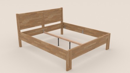 Masivni krevet Arlon, 80x200 cm, Bukva, BO 101, Bez modifikacije 7 Krevet od punog drveta sa čvrstim postoljem