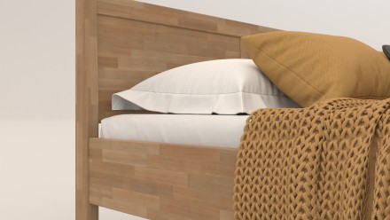 Masivni krevet Arlon, 80x200 cm, Bukva, BO 105, Bez modifikacije 6 Krevet od punog drveta sa čvrstim postoljem