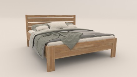 Masivni krevet Tapa, 80x200 cm, Bukva, BO 101, Bez modifikacije 4 Masivni drveni krevet od bukve ili hrasta