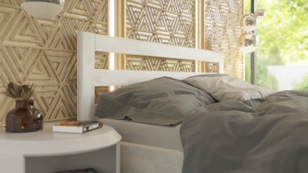 Masivni krevet Telde, 80x200 cm, Bukva, BO 102, Bez modifikacije 3 Vazdušni krevet od kvalitetnog bukovog ili hrastovog drveta