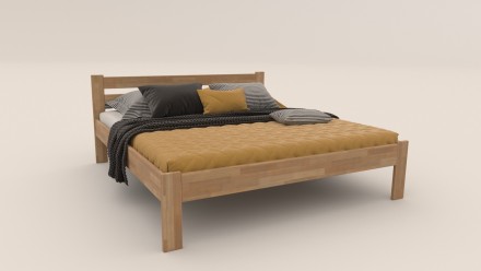 Bračni krevet Antony, 140x200 cm, Bukva, BO 101 4 Krevet od punog bukve ili hrasta