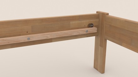 Bračni krevet Antony, 140x200 cm, Bukva, BO 101 8 Krevet od punog bukve ili hrasta