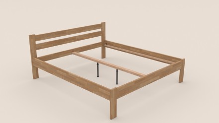 Masivni krevet Antony, 80x200 cm, Hrast, DO 201, Box 7 Krevet od punog bukve ili hrasta