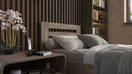 Singl krevet od punog drveta Jona, 80x200 cm, Bukva, BO 105, Bez modifikacije 3