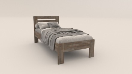 Singl krevet od punog drveta Jona, 80x200 cm, Bukva, BO 105, Bez modifikacije 4