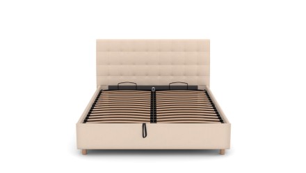 Dizajnerski krevet Nashville 2.0, FSD, natural, Romeo 8004, 160x200 cm 3 Krevet Nashville će ulepšati vašu spavaću sobu i dati joj neophodan šmek Sedite udobno, naslonite se na dominantno Nahville uzglavlje i uživajte u svojoj omiljenoj seriji.