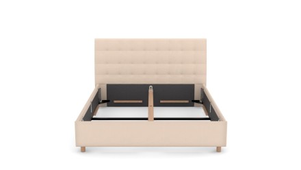 Dizajnerski krevet Nashville 2.0, FSD, natural, Romeo 8004, 160x200 cm 4 Krevet Nashville će ulepšati vašu spavaću sobu i dati joj neophodan šmek Sedite udobno, naslonite se na dominantno Nahville uzglavlje i uživajte u svojoj omiljenoj seriji.