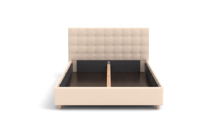 Dizajnerski krevet Nashville 2.0, FSD, natural, Romeo 8004, 160x200 cm 5 Krevet Nashville će ulepšati vašu spavaću sobu i dati joj neophodan šmek Sedite udobno, naslonite se na dominantno Nahville uzglavlje i uživajte u svojoj omiljenoj seriji.