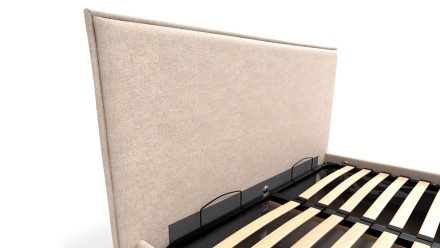 Dizajnerski krevet Valentino 2.0, FL, natural, Vulcano 8501, 160x200 cm 10