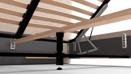 Dizajnerski krevet Valentino 2.0, FL, natural, Vulcano 8501, 160x200 cm 12