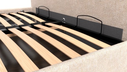 Dizajnerski krevet Valentino 2.0, FL, natural, Vulcano 8501, 160x200 cm 13