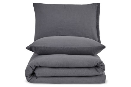 Muslin posteljina napravljena od 100% pamuka za osećaj maksimalne udobnosti i neometanog sna.