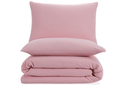 Muslin posteljina napravljena od 100% pamuka za osećaj maksimalne udobnosti i neometanog sna.