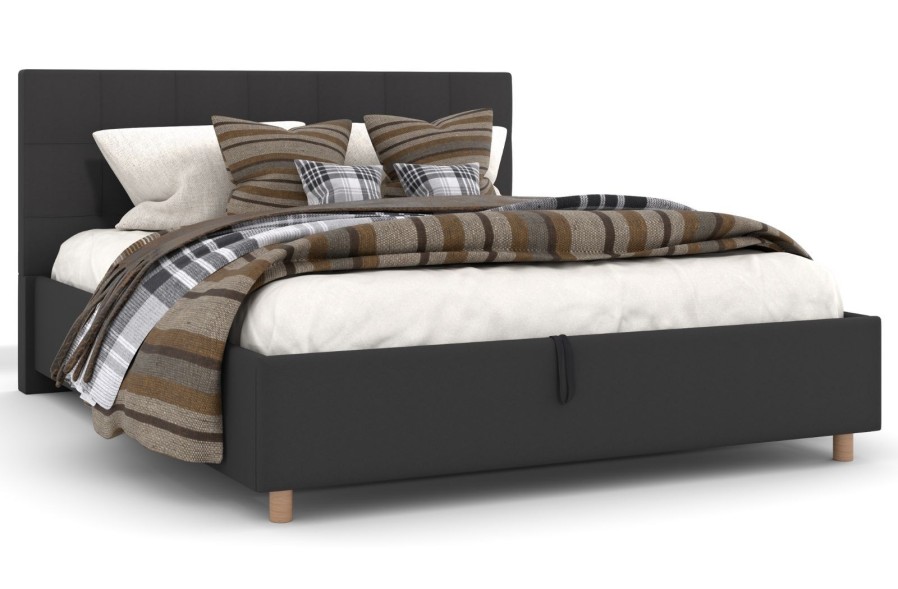 Dizajnerski krevet Boston 2.0, FL, natural, Manchester 2301, 160x200 cm 1 Boston prošiveno uzglavlje ima moderan izgled koji odgovara svim vrstama spavaćih soba