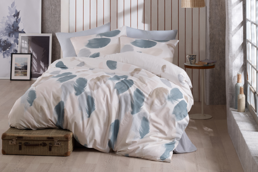 Posteljina Klinmam Home je napravljena od visokokvalitetnog Renforce pamuka, čija su vlakna mnogo mekša, glatkija i prijatnija od običnog pamuka.