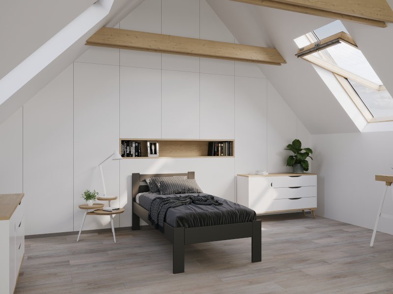 Krevet od punog bukve ili hrasta