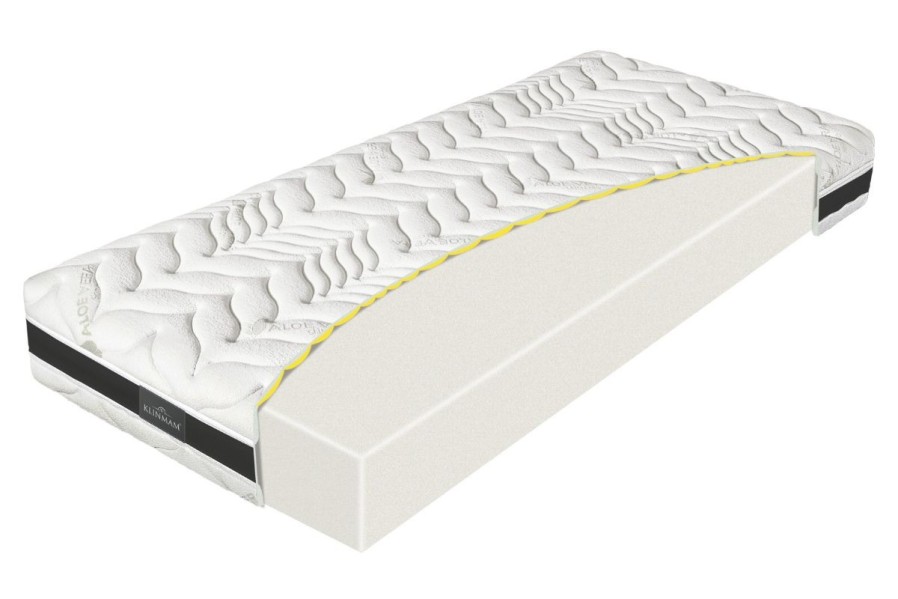 Udoban dušek sa kozmetičkim svojstvima Klinmam Comfort Aloe, 160x200 cm 1 3 -  srednje tvrdi | Penasti dušek | Visina 21 cm | Nosivost 120 kg | Garancija 4 godina