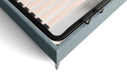 Ibiza 2.0 tapacirani krevet, Romeo 8002, box front lift, 160x200 cm 4 Naše tapacirano uzglavlje Ibica nije samo izraz elegancije i udobnosti, već i simbolizuje kombinaciju luksuza sa praktičnim dizajnom.