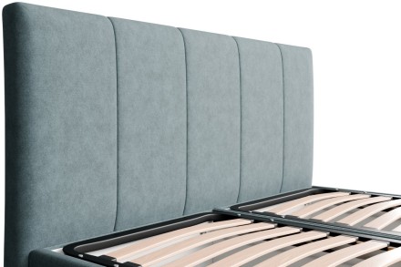 Ibiza 2.0 tapacirani krevet, Romeo 8002, box front lift, 160x200 cm 6 Naše tapacirano uzglavlje Ibica nije samo izraz elegancije i udobnosti, već i simbolizuje kombinaciju luksuza sa praktičnim dizajnom.