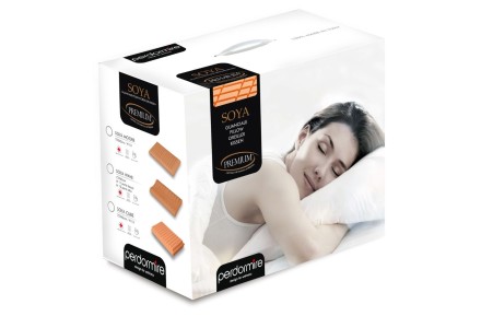 Jastuk od memorijske pene sa visokim udelom prirodnih sojinih ulja Soya Moore, 72x42 cm 3 Originalni jastuk zasnovan na idealnoj spoju prirode i tehnologije.