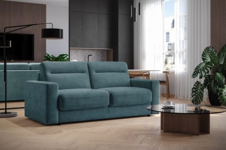 Lugano kauč na razvlačenje za svakodnevni san vanvremenskog dizajna, zadivljuje svojom jednostavnošću i
elegancijom.