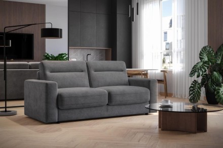 Lugano kauč na razvlačenje za svakodnevni san vanvremenskog dizajna, zadivljuje svojom jednostavnošću i
elegancijom.