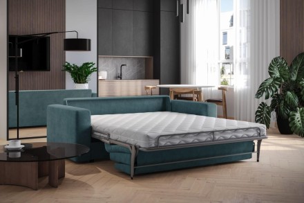 Lugano kauč na razvlačenje za svakodnevni san vanvremenskog dizajna, zadivljuje svojom jednostavnošću i
elegancijom.