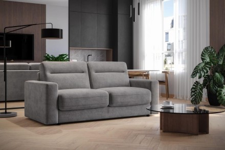 Lugano kauč na razvlačenje za svakodnevni san vanvremenskog dizajna, zadivljuje svojom jednostavnošću i
elegancijom.