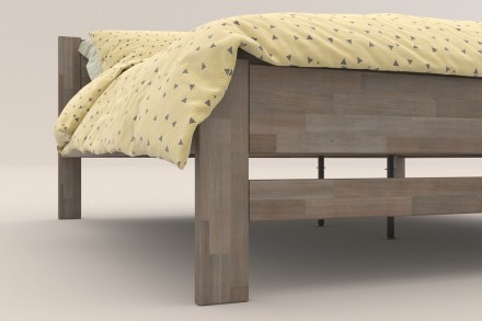 Krevet od drveta Amelia, izvođenje BO105 sivi granit, 140x200 cm 7 Višegeneracijski krevet napravljen je upravo od najboljih mogućih materijala. Ako tražite krevet koji će vam trajati decenijama, onda je masivni Amelia krevet pravo rešenje.