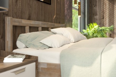 Krevet od drveta Bety, izvođenje BO105 sivi granit, 140x200 cm 2 Da li volite miris drveta? Onda je ovaj masivni krevet savršen izbor za vas, jer je napravljen od najkvalitetnijeg drveta bukve i hrasta.