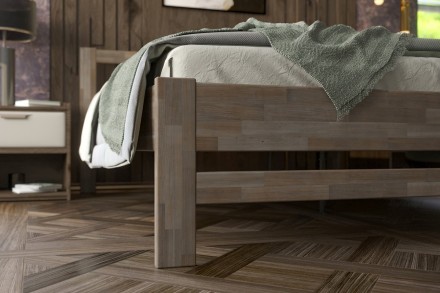 Krevet od drveta Bety, izvođenje BO105 sivi granit, 140x200 cm 3 Da li volite miris drveta? Onda je ovaj masivni krevet savršen izbor za vas, jer je napravljen od najkvalitetnijeg drveta bukve i hrasta.