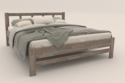 Krevet od drveta Bety, izvođenje BO105 sivi granit, 140x200 cm 4 Da li volite miris drveta? Onda je ovaj masivni krevet savršen izbor za vas, jer je napravljen od najkvalitetnijeg drveta bukve i hrasta.