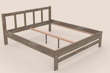 Krevet od drveta Bety, izvođenje BO105 sivi granit, 140x200 cm 5 Da li volite miris drveta? Onda je ovaj masivni krevet savršen izbor za vas, jer je napravljen od najkvalitetnijeg drveta bukve i hrasta.