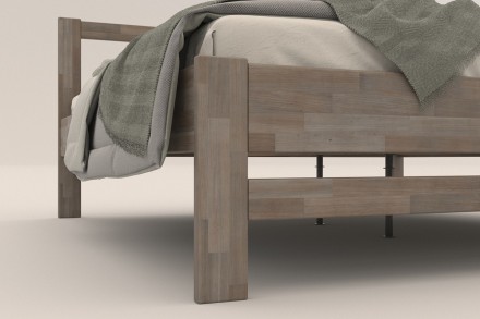 Krevet od drveta Bety, izvođenje BO105 sivi granit, 140x200 cm 7 Da li volite miris drveta? Onda je ovaj masivni krevet savršen izbor za vas, jer je napravljen od najkvalitetnijeg drveta bukve i hrasta.