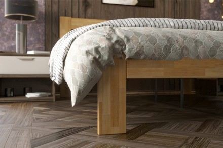 Krevet od masivne od prirodne bukve Utena, izvođenje BO101, 160x200 cm 3 Krevet Utena jednostavnog dizajna iz kolekcije masivnih kreveta.