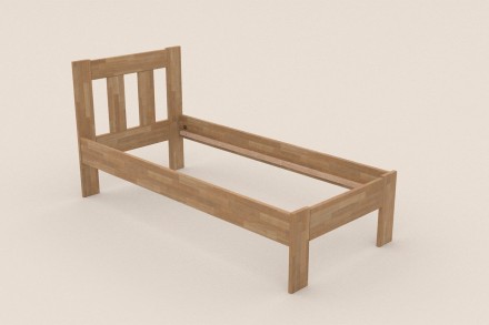 Krevet Utena jednostavnog dizajna iz kolekcije masivnih kreveta.