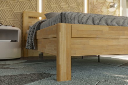 Krevet od masivne za kvalitetan san dugi niz godina Venta, 140x200 cm, boja BO101 prirodni 3 Krevet Venta možete odabrati od masivnog hrasta ili bukve.