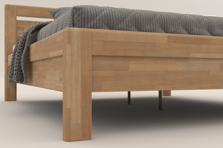 Krevet od masivne za kvalitetan san dugi niz godina Venta, 140x200 cm, boja BO101 prirodni 5 Krevet Venta možete odabrati od masivnog hrasta ili bukve.