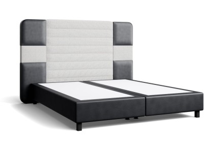Luksuzni boxspring krevet Majestic, Charcoal Light Grey, 180x200 cm 2