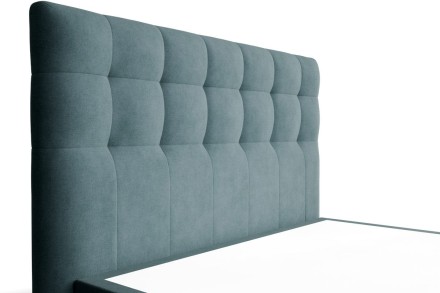 Malibu tapacirani krevet, Rubens 7504, box side lift, 180x200 cm 11 Malibu tapacirano uzglavlje će vam pružiti luksuznu atmosferu u spavaćoj sobi. Izrađeno je od prirodnih materijala najvišeg kvaliteta, što obezbeđuje ne samo elegantan izgled, već i udoban san.