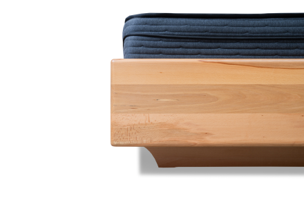 Krevet od punog drveta sa sofisticiranim dizajnom plutajućeg kreveta