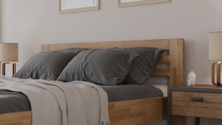 Masivni krevet Jona, 140x200 cm, Bukva, BO 101, Bez modifikacije 3