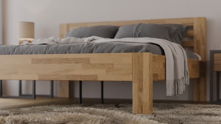Masivni krevet Jona, 140x200 cm, Hrast, DO 201, Bez modifikacije 2