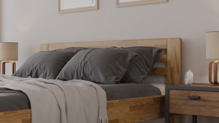 Masivni krevet Jona, 140x200 cm, Hrast, DO 201, Bez modifikacije 3