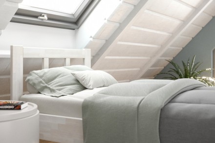 Singl drveni krevet Bety, izvođenje BO102 bela, 120x200 cm 2 Da li volite miris drveta? Onda je ovaj masivni krevet savršen izbor za vas, jer je napravljen od najkvalitetnijeg drveta bukve i hrasta.