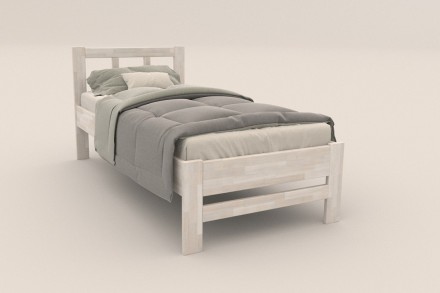 Singl drveni krevet Bety, izvođenje BO102 bela, 120x200 cm 4 Da li volite miris drveta? Onda je ovaj masivni krevet savršen izbor za vas, jer je napravljen od najkvalitetnijeg drveta bukve i hrasta.