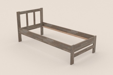 Singl drveni krevet Bety, izvođenje BO105 sivi granit, 120x200 cm 5 Da li volite miris drveta? Onda je ovaj masivni krevet savršen izbor za vas, jer je napravljen od najkvalitetnijeg drveta bukve i hrasta.